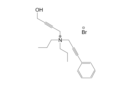 4-hydroxy-N-(3-phenyl-2-propynyl)-N,N-dipropyl-2-butyn-1-aminiumbromide
