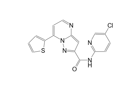 N-(5-chloro-2-pyridinyl)-7-(2-thienyl)pyrazolo[1,5-a]pyrimidine-2-carboxamide