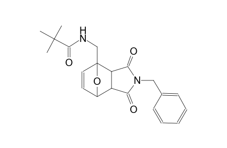 N-((2-benzyl-1,3-dioxo-2,3,3a,4,7,7a-hexahydro-1H-4,7-epoxyisoindol-4-yl)methyl)pivalamide