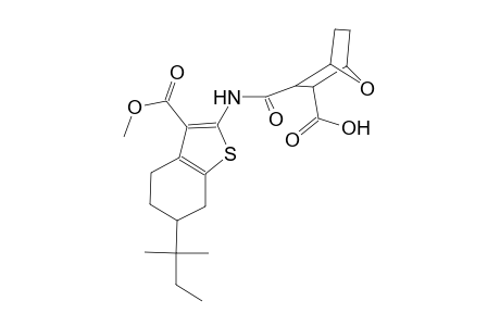 3-({[3-(methoxycarbonyl)-6-tert-pentyl-4,5,6,7-tetrahydro-1-benzothien-2-yl]amino}carbonyl)-7-oxabicyclo[2.2.1]heptane-2-carboxylic acid