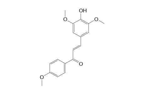 3-(4-Hydroxy-3,5-dimethoxyphenyl)-1-(4-methoxy-phenyl)-2-propen-1-one