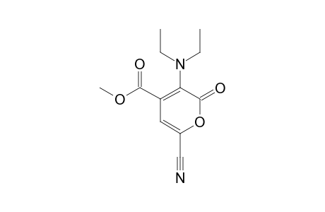 METHYL-6-CYANO-3-(DIETHYLAMINO)-2-OXO-2H-PYRAN-4-CARBOXYLATE