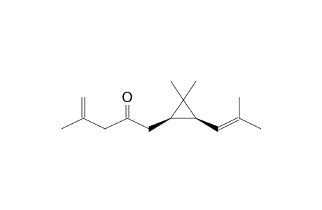 CIS-2,2-DIMETHYL-3-(2-METHYL-1-PROPENYL)-1-(4-METHYL-2-OXO-4-PENTENYL)CYCLOPROPANE