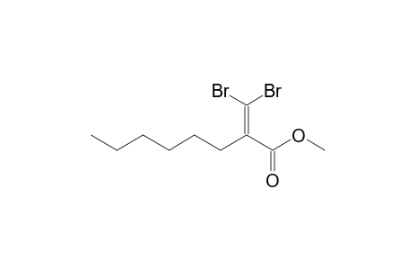 Methyl 3,3-dibromo-2-hexylacrylate