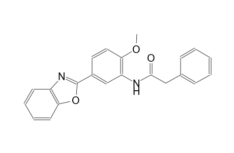 N-[5-(1,3-benzoxazol-2-yl)-2-methoxyphenyl]-2-phenylacetamide