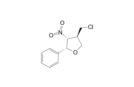 4(R*)-(Chloromethyl)-3(R*)-nitro-2(R*)-phenyltetrahydrofuran