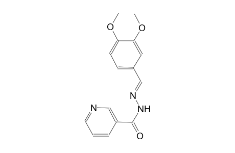 N'-[(E)-(3,4-dimethoxyphenyl)methylidene]nicotinohydrazide