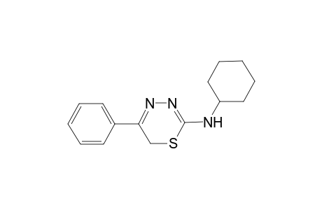 N-Cyclohexyl-5-phenyl-6H-1,3,4-thiadiazin-2-amine