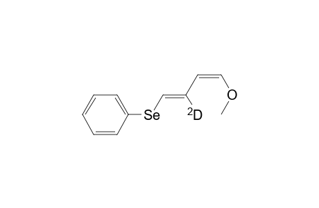(E,Z)-1-(Phenylseleno)-4-methoxy-1,3-butadiene-2-D