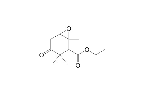 7-Oxabicyclo[4.1.0]heptane-2-carboxylic acid, 1,3,3-trimethyl-4-oxo-, ethyl ester