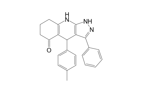 4-(4-Methylphenyl)-3-phenyl-1,4,6,7,8,9-hexahydro-1H-pyrazolo[3,4-b]quinolin-5-one