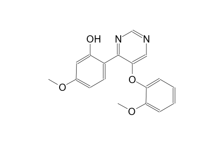 phenol, 5-methoxy-2-[5-(2-methoxyphenoxy)-4-pyrimidinyl]-