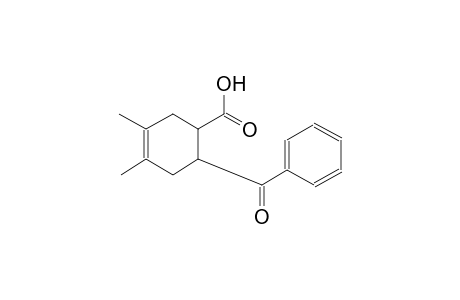 3-cyclohexene-1-carboxylic acid, 6-benzoyl-3,4-dimethyl-