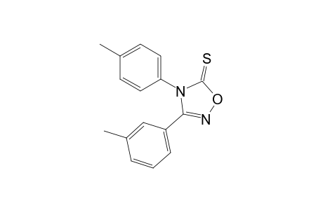 3-(m-Tolyl)-4-(p-tolyl)-1,2,4-oxadiazole-5(4H)-thione