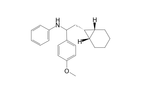 cis-N-(2-(Bicyclo[4.1.0]heptan-7-yl)-1-(4-methoxyphenyl)ethyl)aniline