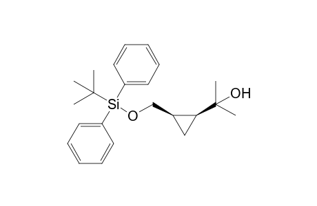 2-[(1S,2R)-2-[[tert-butyl(diphenyl)silyl]oxymethyl]cyclopropyl]propan-2-ol