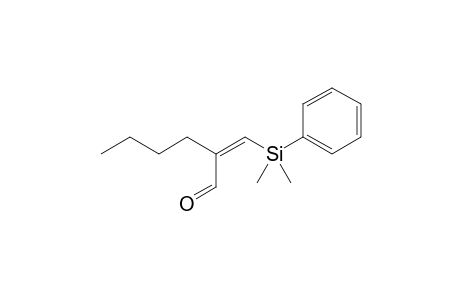 (2Z)-2-[[dimethyl(phenyl)silyl]methylene]hexanal