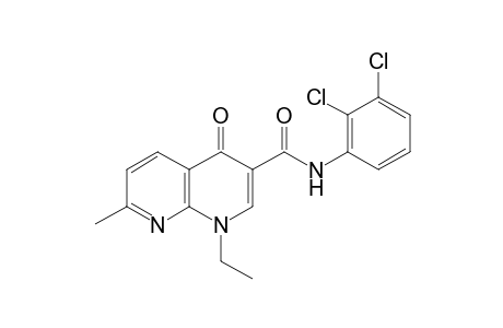 2',3'-dichloro-1,4-dihydro-1-ethyl-7-methyl-4-oxo-1,8-naphthyridine-3-carboxaniline