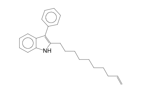 1H-Indole, 2-(9-decen-1-yl)-3-phenyl-