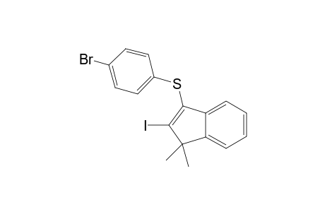 (4-Bromophenyl) (2-iodo-1,1-dimethyl-1H-inden-3-y) sulfide