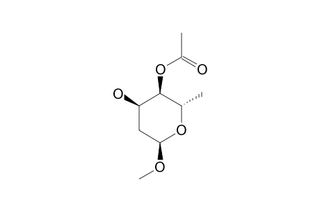 METHYL-4-O-ACETYL-2,6-DIDEOXY-ALPHA-L-RIBO-HEXOPYRANOSIDE