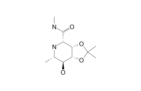 2,6,7-TRIDEOXY-2,6-IMINO-3,4-O-ISOPROPYLIDENE-N-METHYL-L-GLYCERO-L-GALACTO-HEPTONAMIDE