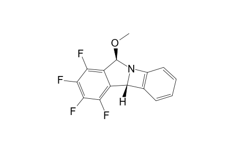 (2R) 2-Methoxy-3,4-(tetrafluorobenzo)-6,7-benzo-1-azabicyclo[3.2.0]heptane