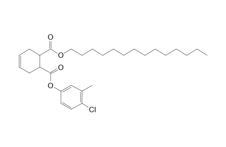 cis-Cyclohex-4-en-1,2-dicarboxylic acid, 4-chloro-3-methylphenyl tetradecyl ester