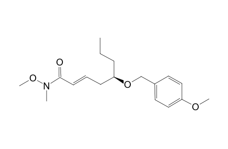 (R,E)-N-METHOXY-5-(4-METHOXYBENZYLOXY)-N-METHYLOCT-2-ENAMIDE
