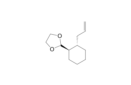 1,3-Dioxolane, 2-[2-(2-propenyl)cyclohexyl]-, trans-(.+-.)-