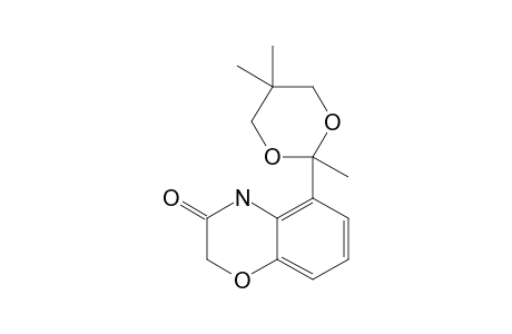5-(2,5,5-TRIMETHYL-1,3-DIOXAN-2-YL)-(2H)-1,4-BENZOXAZIN-3(4H)-ONE