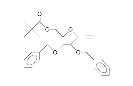2,3-Di-O-benzyl-5-O-pivaloyl-B-D-xylofuranosyl-ethyne