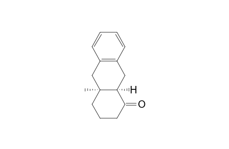 1(2H)-Anthracenone, 3,4,4a,9,9a,10-hexahydro-4a-methyl-, cis-
