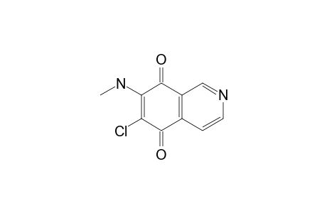 CAULIBUGULONE-B;6-CHLORO-7-METHYL-AMINOISOQUINOLINE-5,8-DIONE