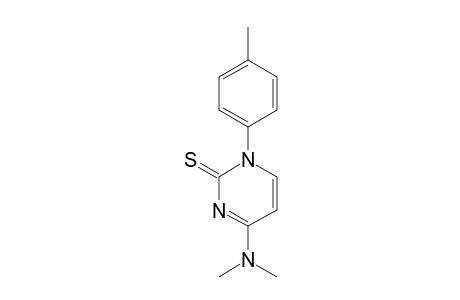 4-N,N-DIMETHYLAMINO-1-PARA-TOLYLPYRIMIDINE-2(1H)-THIONE