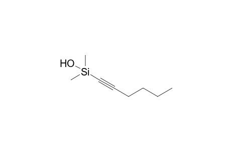 1-[Hydroxy(dimethyl)silyl]-1-hexyne