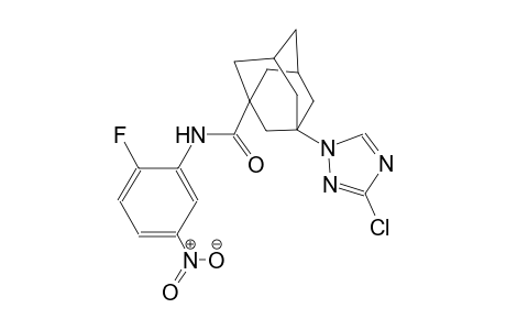 3-(3-chloro-1H-1,2,4-triazol-1-yl)-N-(2-fluoro-5-nitrophenyl)-1-adamantanecarboxamide