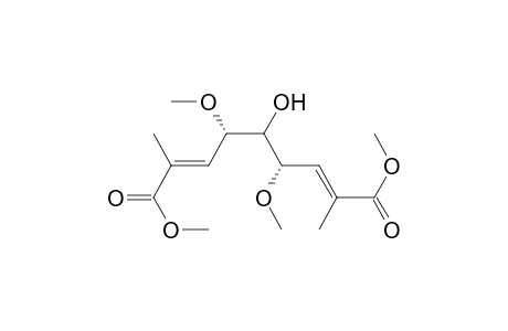 2,7-Nonadienedioic acid, 5-hydroxy-4,6-dimethoxy-2,8-dimethyl-, dimethyl ester, [S-[R*,R*-(E,E)]]-