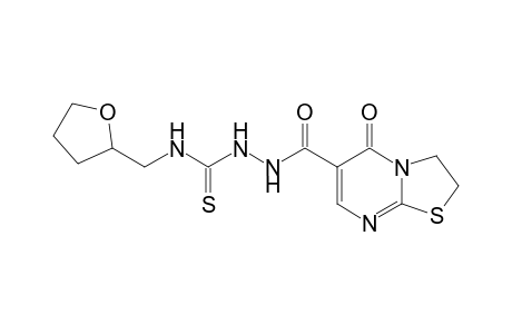 1-[(2,3-dihydro-5-oxo-5H-thiazolo[3,2-a]pyrimidin-6-yl)carbonyl]-4-(tetrahydrofurfuryl)-3-thiosemicarbazide