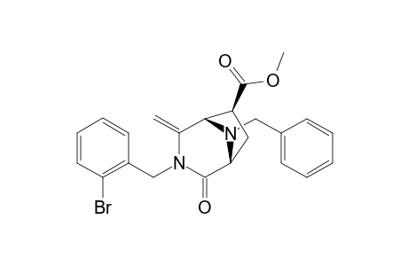 (1R,5S,6S)Methyl3-(2-bromophenylmethyl)-8-benzyl-4-methylene-2-oxo-3,8-diazabicyclo[3.2.1]octane-6-exo-6-carboxylate
