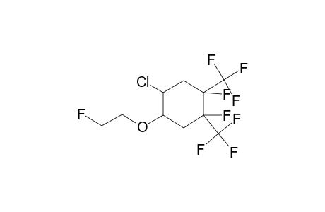 2-Chloro-4,5-difluoro-4,5-bis(trifluoromethyl)cyclohexyl 2-fluoroethyl ether