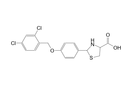 4-thiazolidinecarboxylic acid, 2-[4-[(2,4-dichlorophenyl)methoxy]phenyl]-