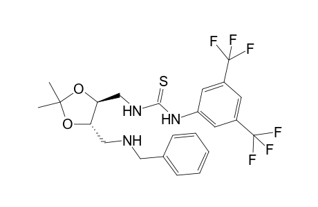 (4S,5S)-N-3,5-Bis(trifluoromethyl)phenyl-N'-[2,2-dimethyl-4-methyl-5-N-(benzyl)methylamine-1,3-dioxolane]thiourea