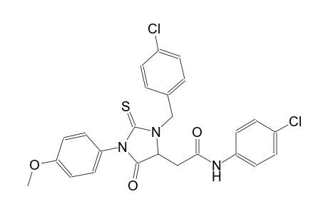 2-[3-(4-chlorobenzyl)-1-(4-methoxyphenyl)-5-oxo-2-thioxo-4-imidazolidinyl]-N-(4-chlorophenyl)acetamide