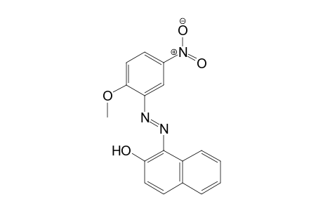 2-Naphthalenol, 1-[(2-methoxy-5-nitrophenyl)azo]-
