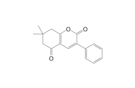 7,7-Dimethyl-3-phenyl-5-oxo-5,6,7,8-tetrahydrocoumarin