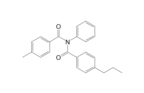 4-Methyl-N-phenyl-N-(4-propylbenzoyl)benzamide