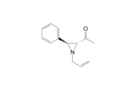 trans-1-Allyl-3-phenyl-2-acetylaziridine