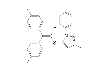 5-((1-fluoro-2,2-di-p-tolylvinyl)thio)-3-methyl-1-phenyl-1H-pyrazole