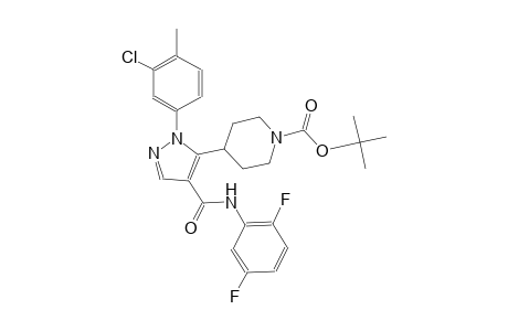 1-piperidinecarboxylic acid, 4-[1-(3-chloro-4-methylphenyl)-4-[[(2,5-difluorophenyl)amino]carbonyl]-1H-pyrazol-5-yl]-, 1,1-dimethylethyl ester